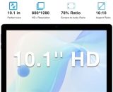 DOOGEE U10 Tablette Android 13, 9GB RAM + 128GB ROM (1TB TF), 10 Pouces Tablette Tactile 2024, Quad-Core 2.0 GHz, Google GMS/WiFi-6 / BT 5.0 / 5060mAh / 1280 * 800 / 8MP+5MP / Widevine L1, Noir
