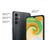 SAMSUNG Galaxy A04S 32GB Noir - Téléphone Mobile 4G 6,5" Android, Version FR - Carte SIM Non Incluse