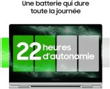 Samsung Galaxy Book3 360, Ordinateur Portable, 15.6", Intel Core i7, 16 Go RAM, 512 Go SSD, Intel Xe Graphics, Argent, Clavier AZERTY FR